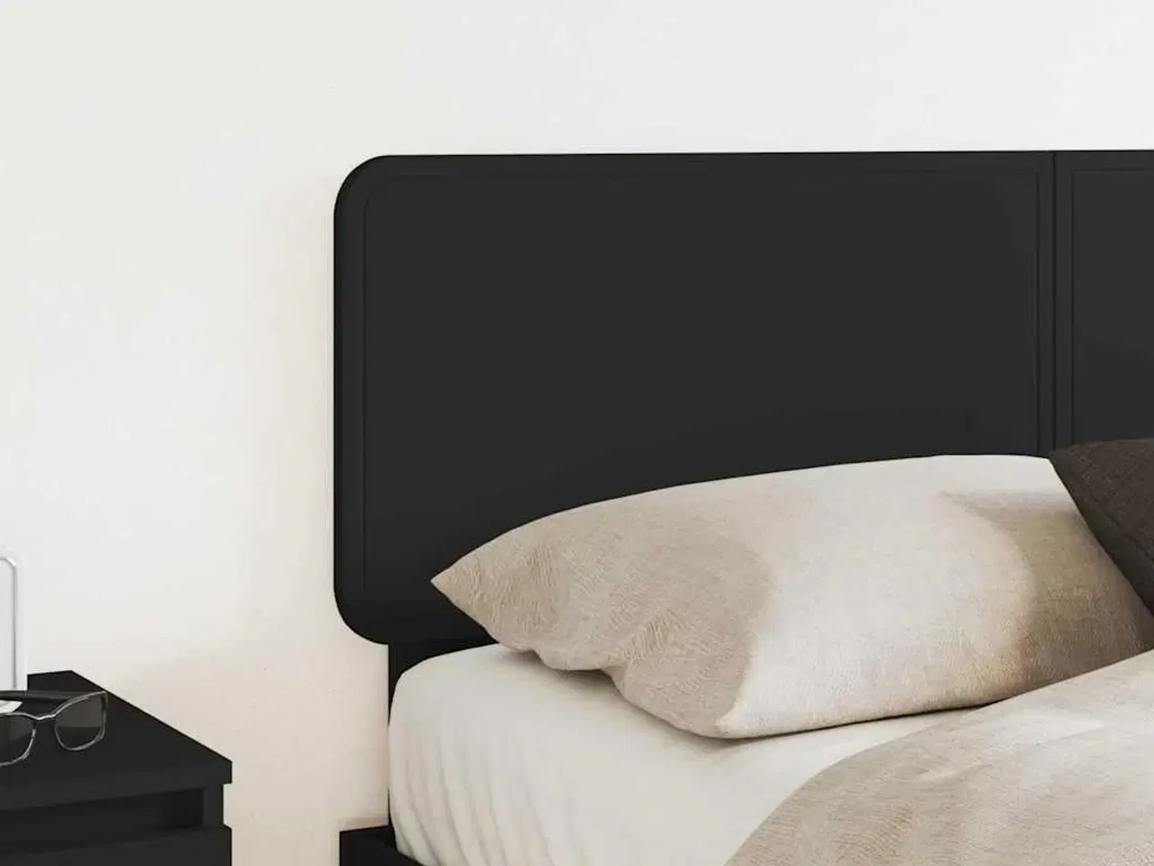 Billede 3 - Hovedgærde med hovedgærde Sort eg 140 cm Konstrueret træ