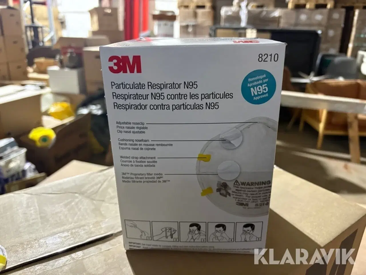 Billede 4 - Støvmasker 3M N95 480 styk