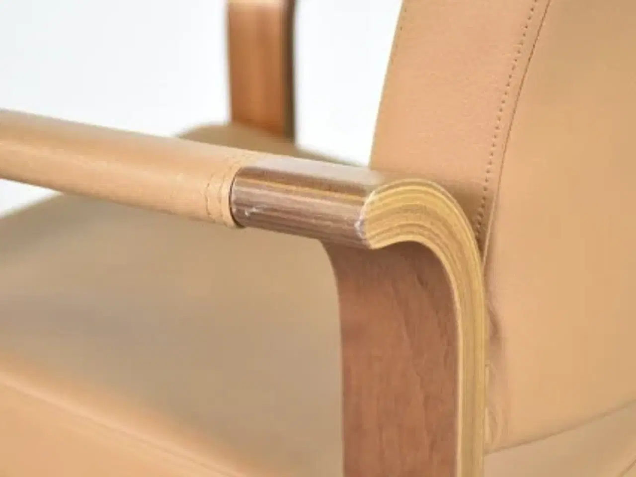Billede 9 - Magnus olesen konferencestole i eg med brunt læder polster, sæt à 7 stk.