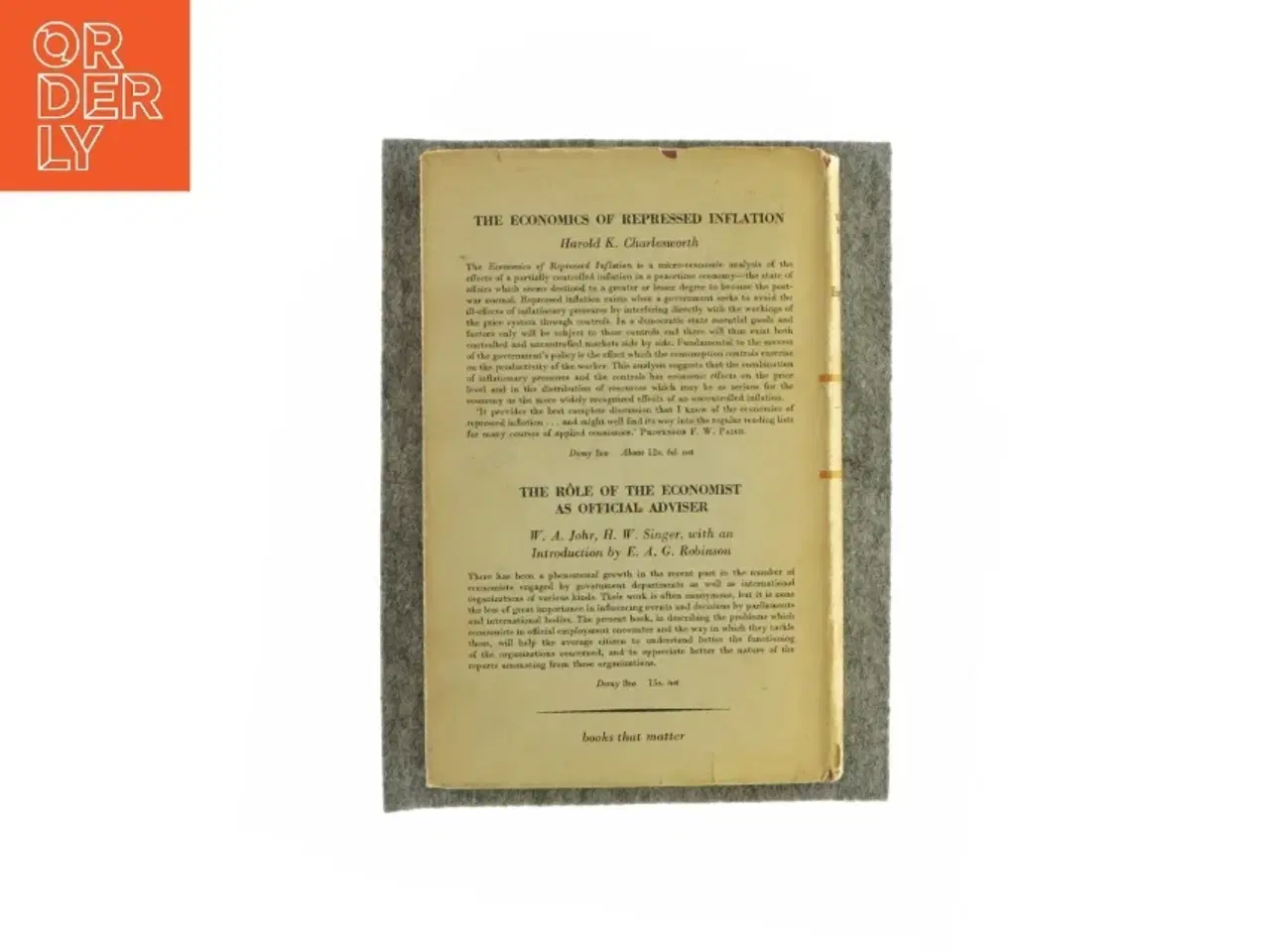 Billede 2 - An expenditure tax af Nicholas Kaldor (Bog)
