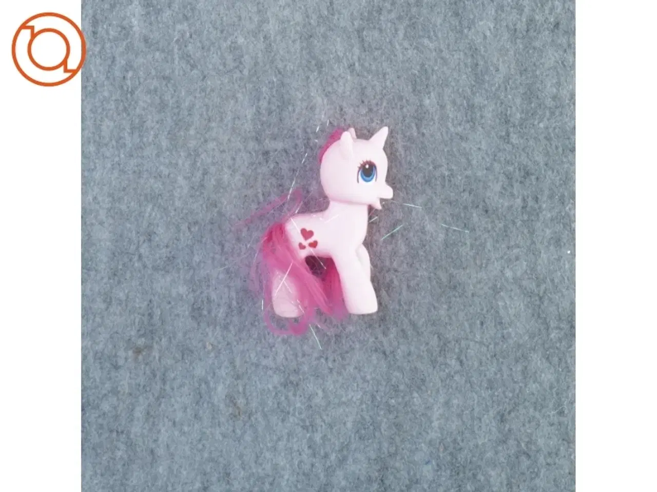 Billede 1 - Legetøjs pony, enhjørning (str. 6 cm)