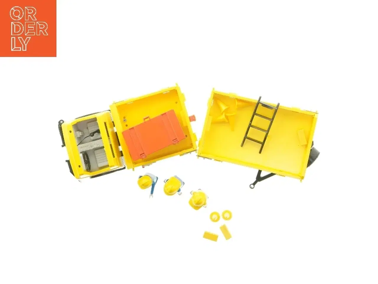 Billede 3 - Legetøjslastbil med figurer fra Playmobil (str. 8x18x12 cm)