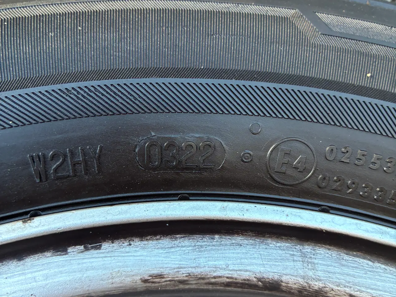 Billede 6 - Originale alufælge med gode vinterdæk