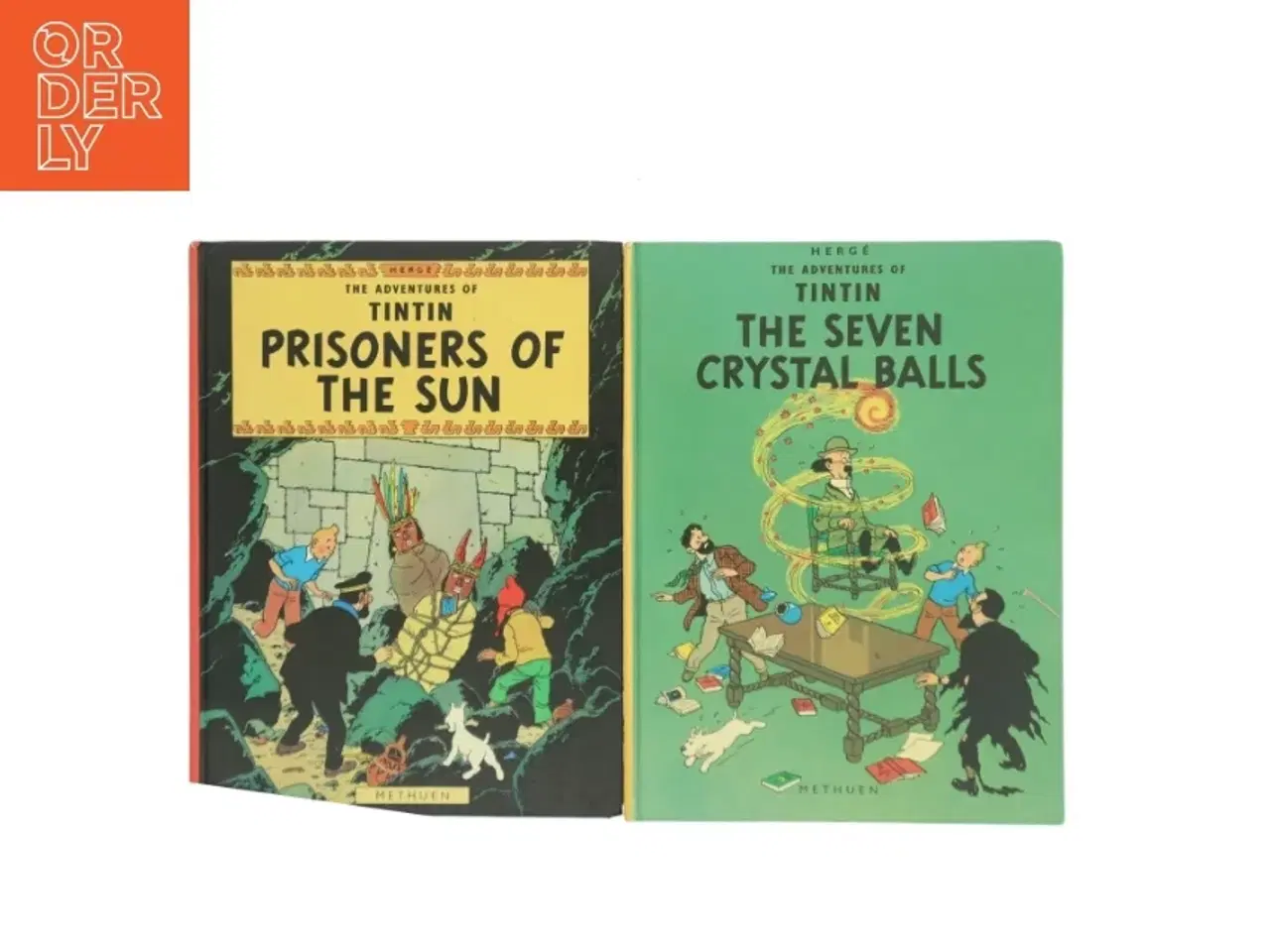 Billede 1 - 2 Tintin bøger på engelsk af Hergé (Bog)