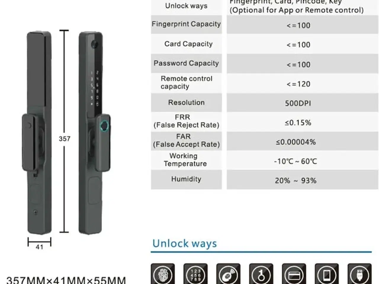 Billede 4 - 2 stk. Smart Lock Titan Premium ZC11