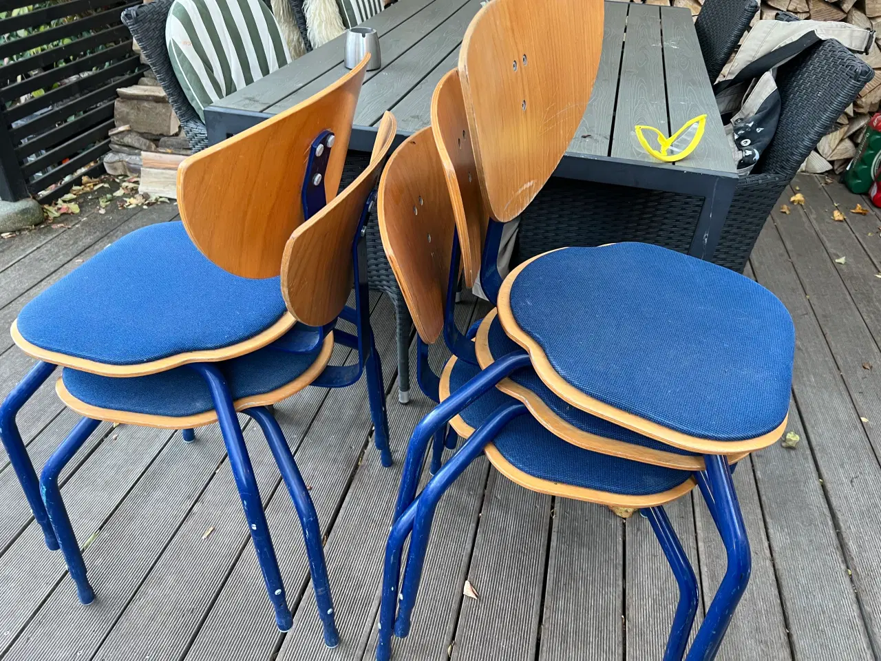 Billede 2 - Fem retro stole