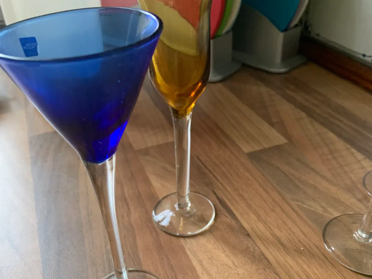 Billede 1 - Snapseglas i forskellige farver 