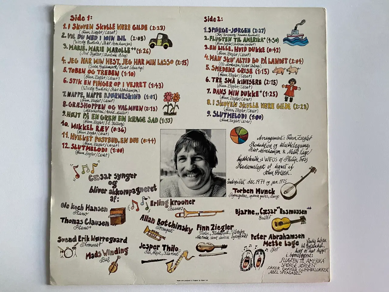 Billede 4 - LP. Cæsar – I Skoven Skulle Være Gilde