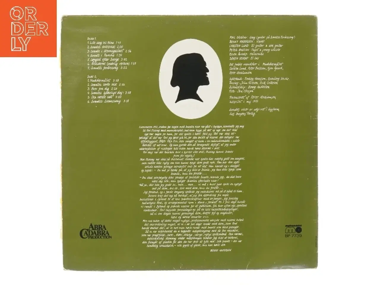 Billede 2 - Svantes viser - Benny Andersen & Povl Dissing LP fra Metronome