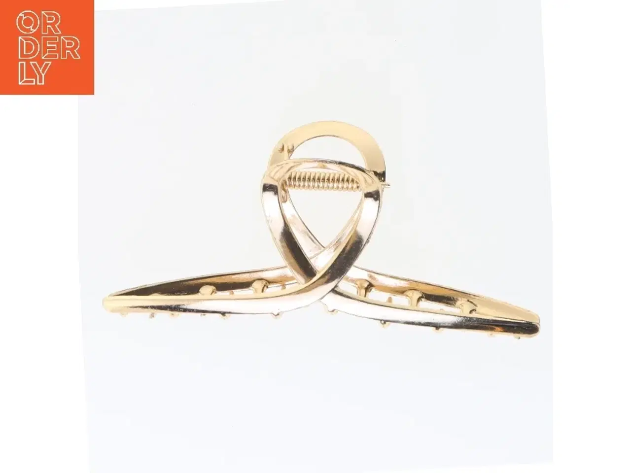 Billede 1 - Hårklemme i guld farve (str. 11,5 cm)