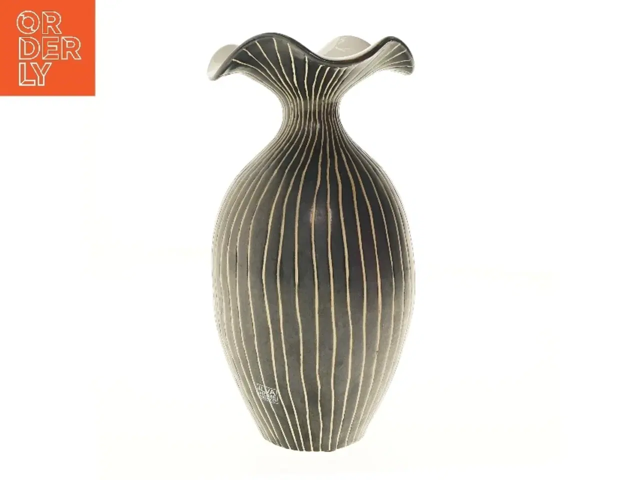 Billede 1 - Keramisk vase med mønster fra Ilva Home (str. 37 cm)