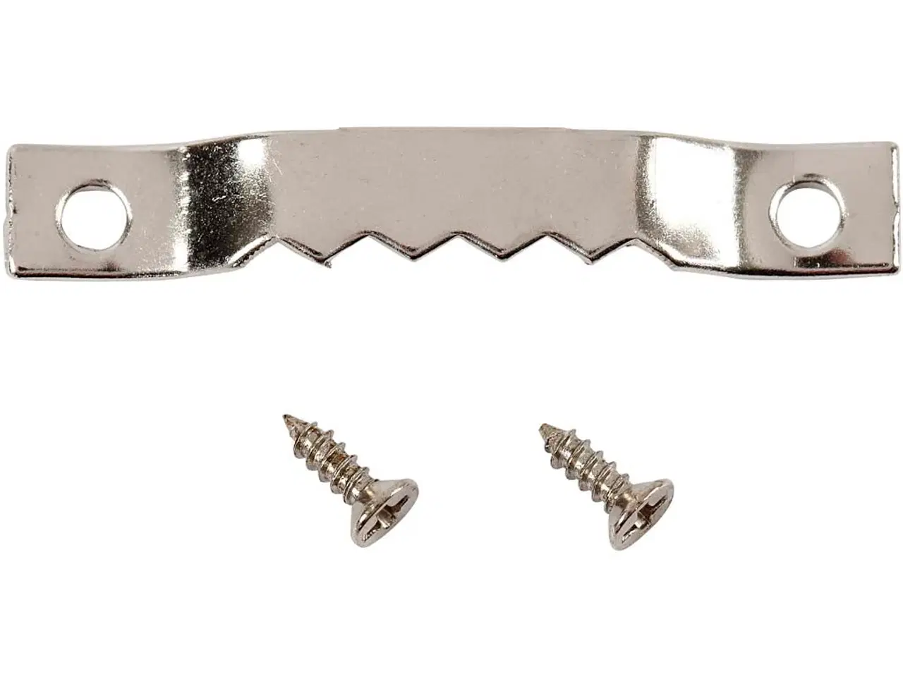 Billede 1 - Beslag, str. 5x40 mm, sølv, 10stk./ 1 pk.