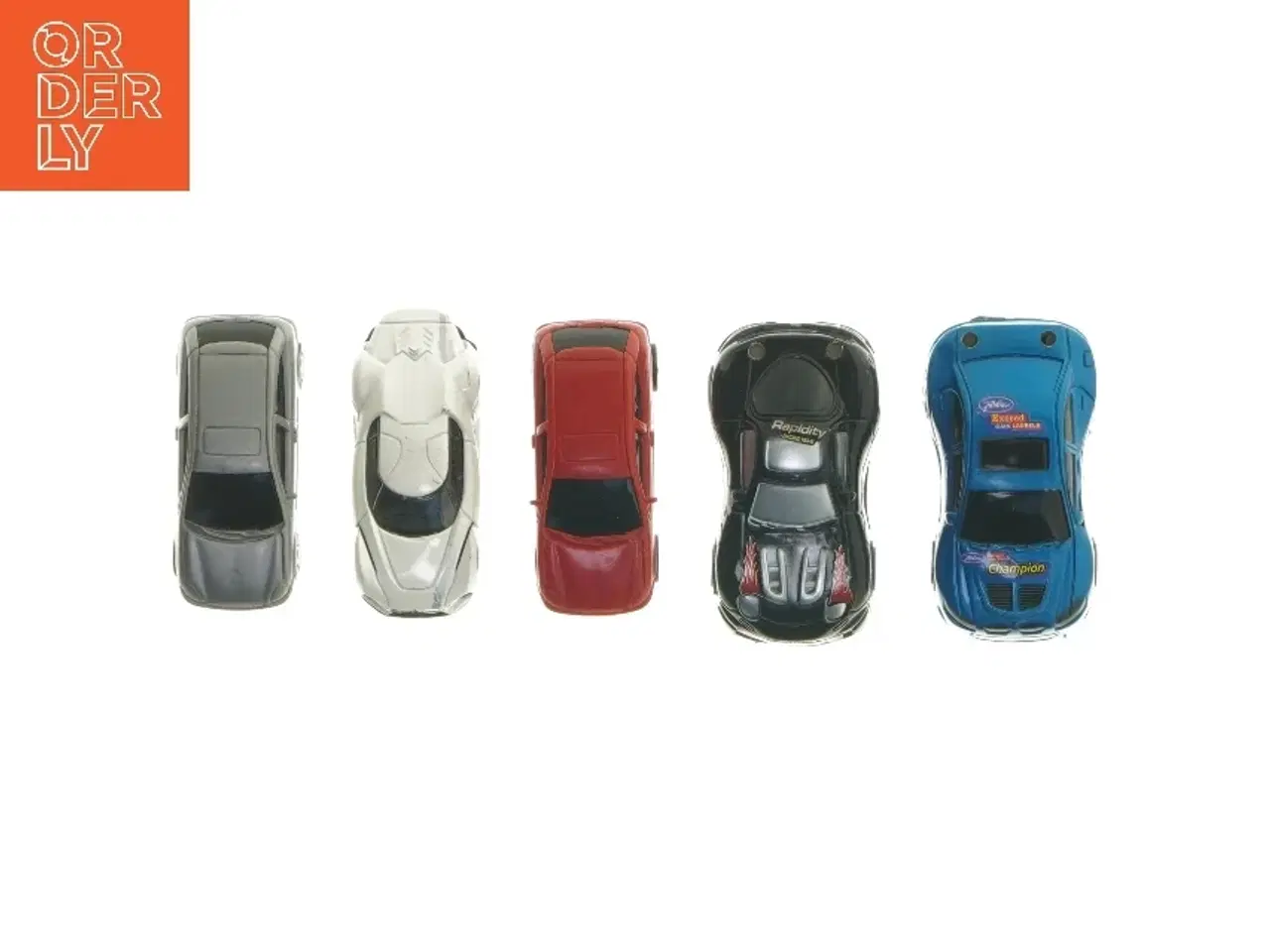 Billede 2 - Fem små legetøjsbiler (str. ca. 8 cm)