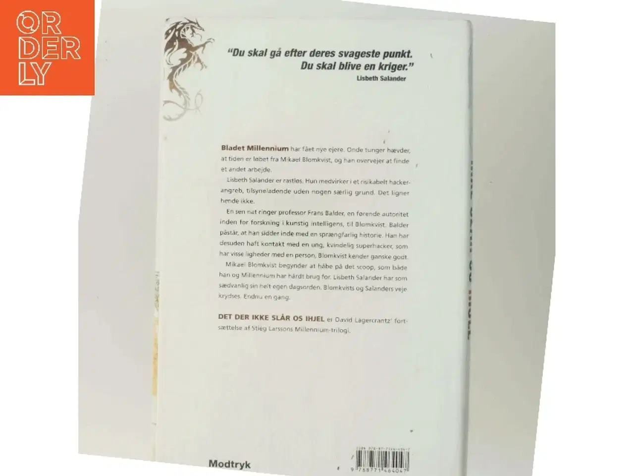 Billede 3 - Det der ikke slår os ihjel af David Lagercrantz (Bog)