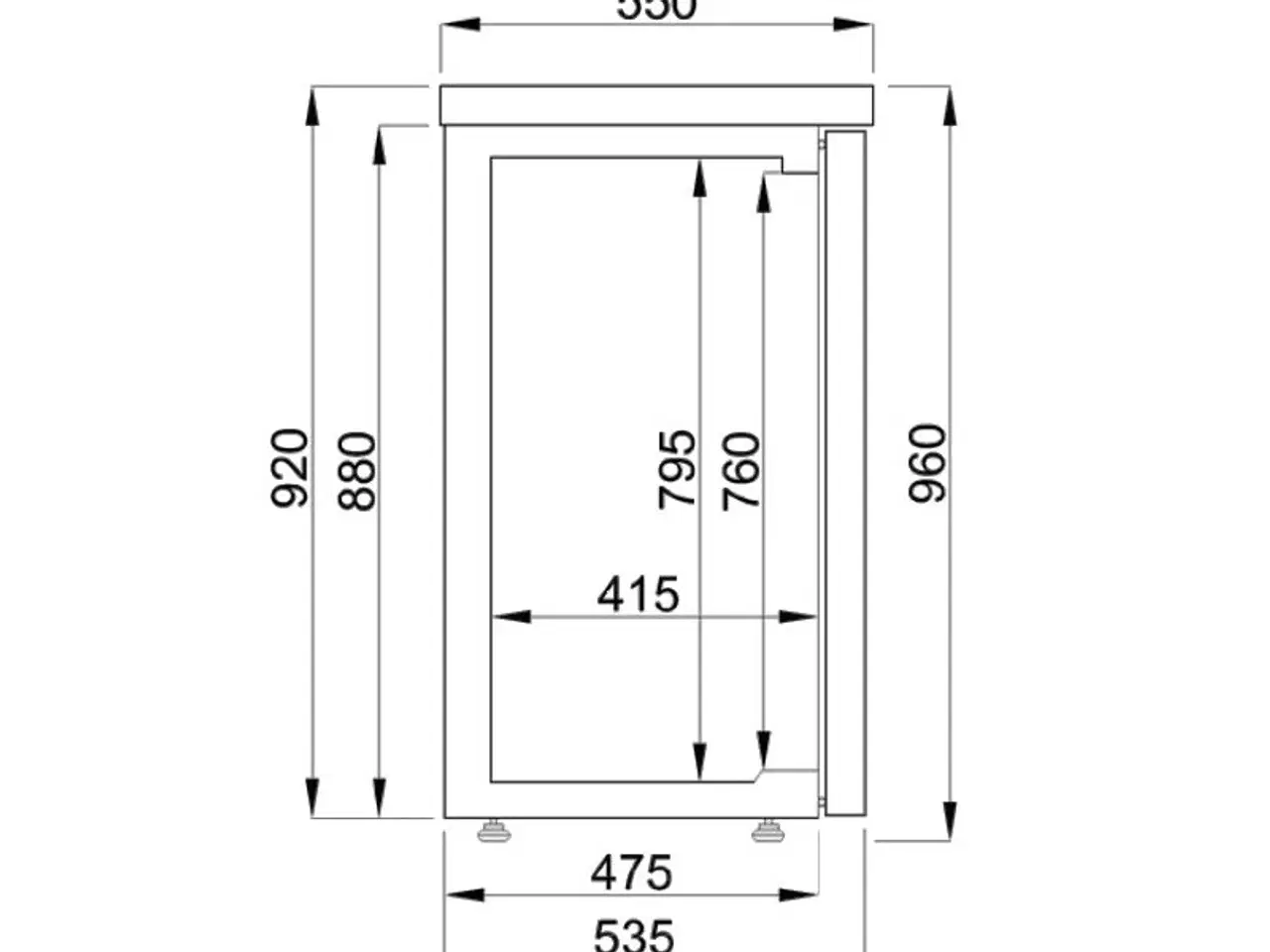 Billede 2 - Professionel barkølebord – 680 liter 