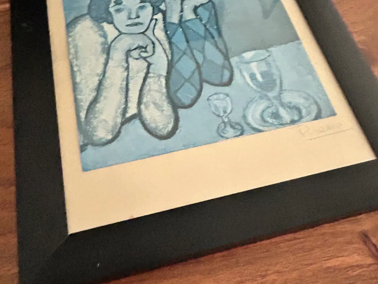 Billede 5 - Lille litografi med blyant signatur ( Picasso ) 