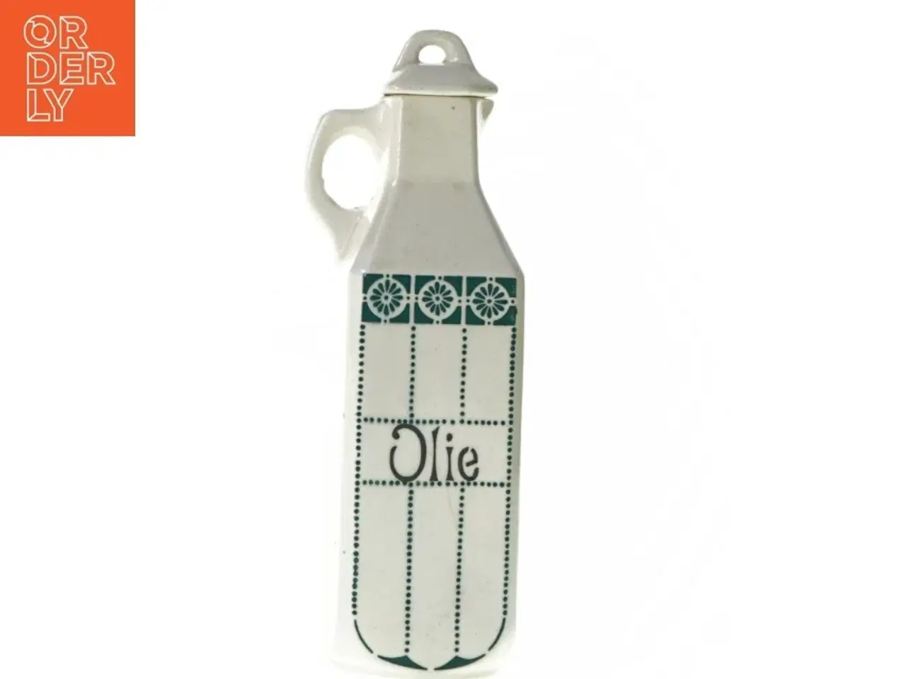 Billede 2 - Oliekande i porcelæn (str. 21 x 6 cm)