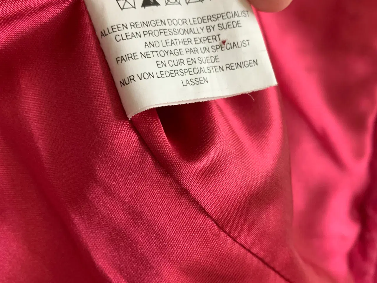 Billede 9 - Pink ruskindsjakke vintage