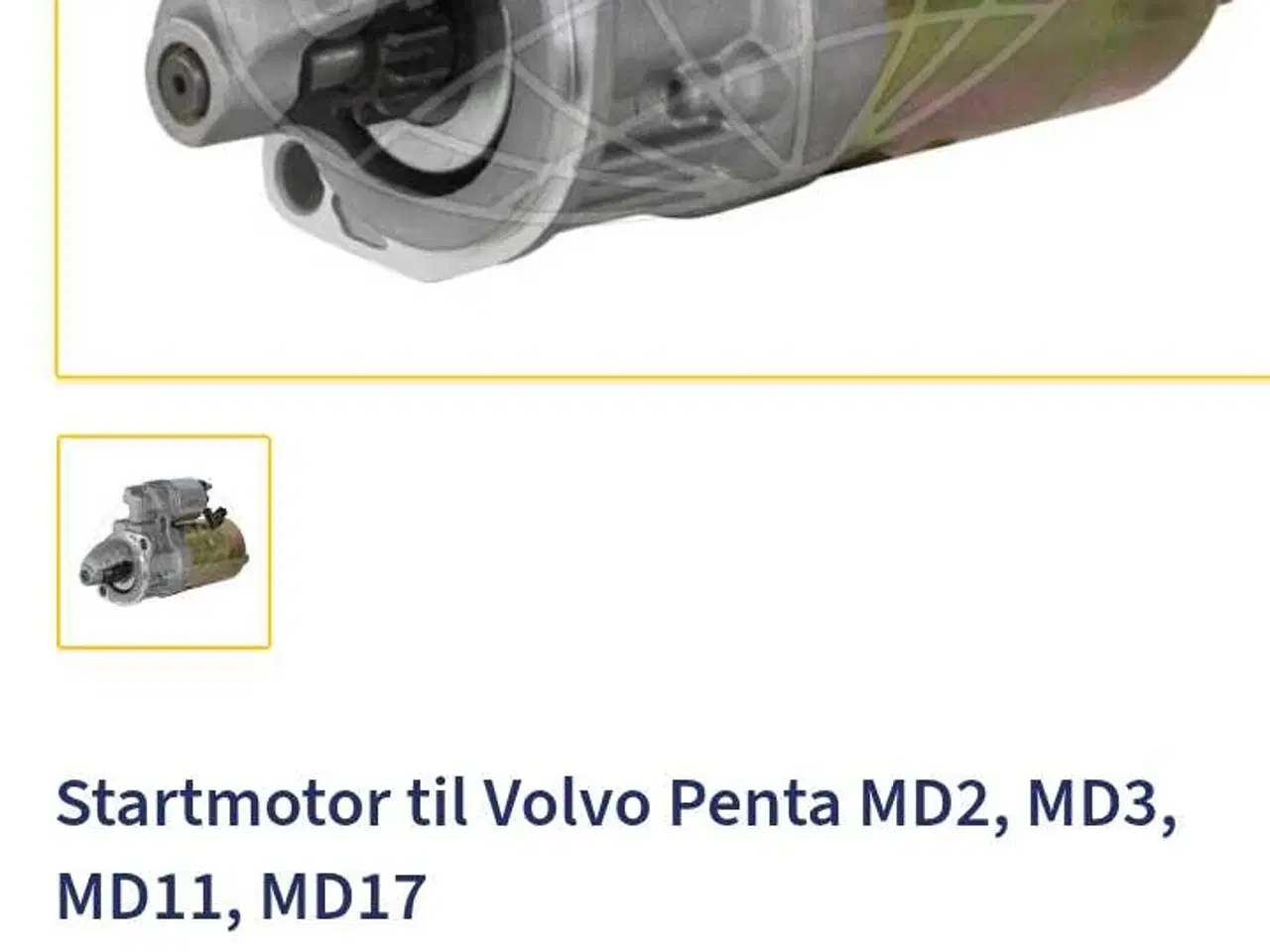 Billede 1 - Starter til volvopenta md2b