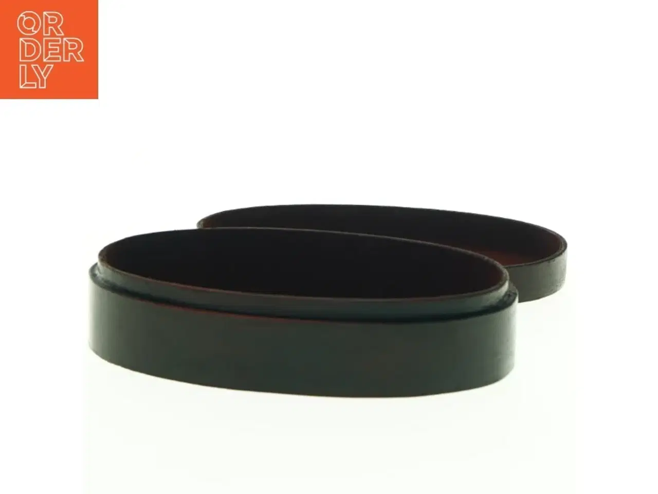 Billede 3 - Oval trææske med rosenmotiv (str. 18,5 x. 10 cm)