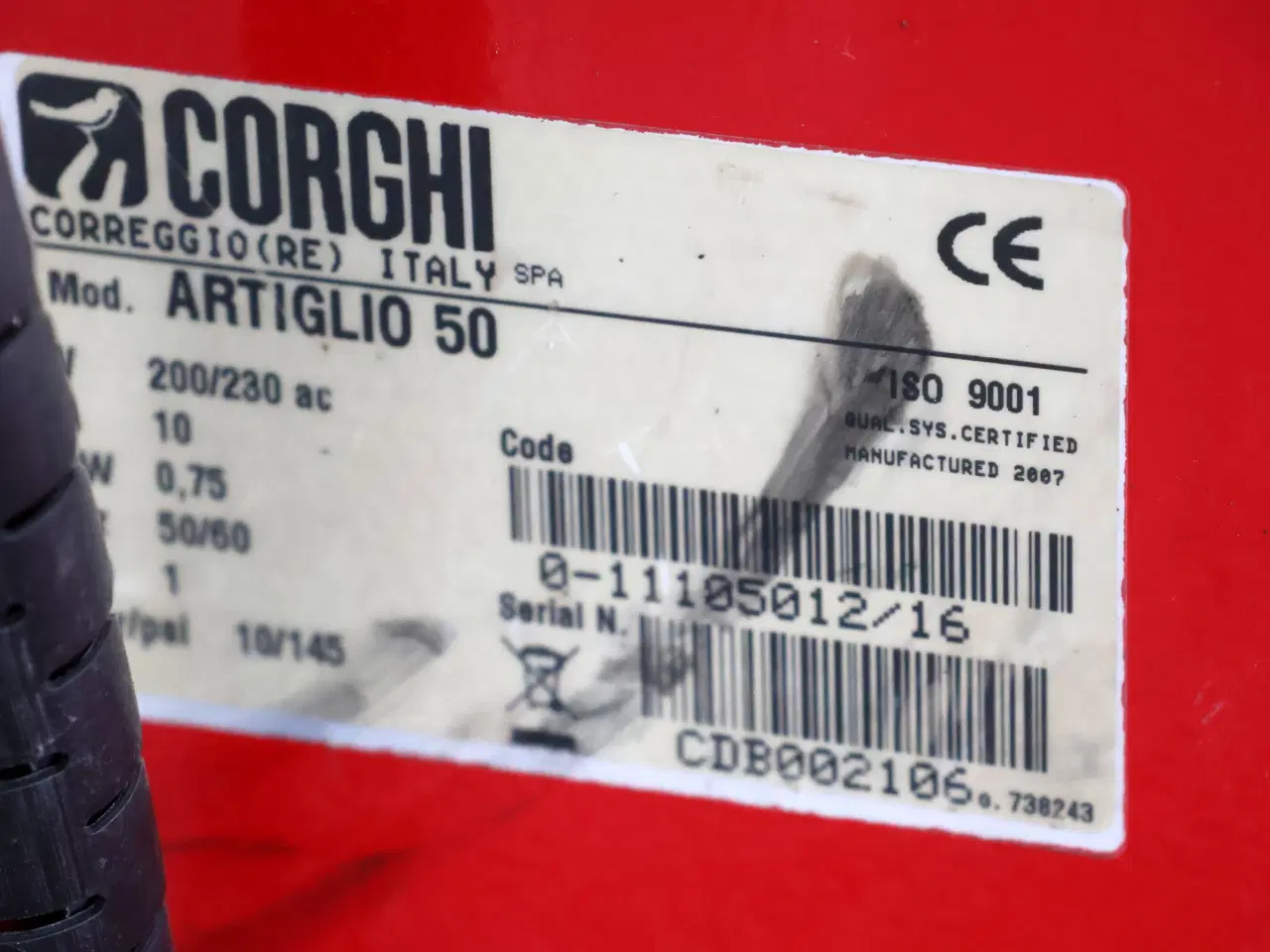 Billede 11 - Corghi dækapparat model Artiglio 50 m/løftefunk.