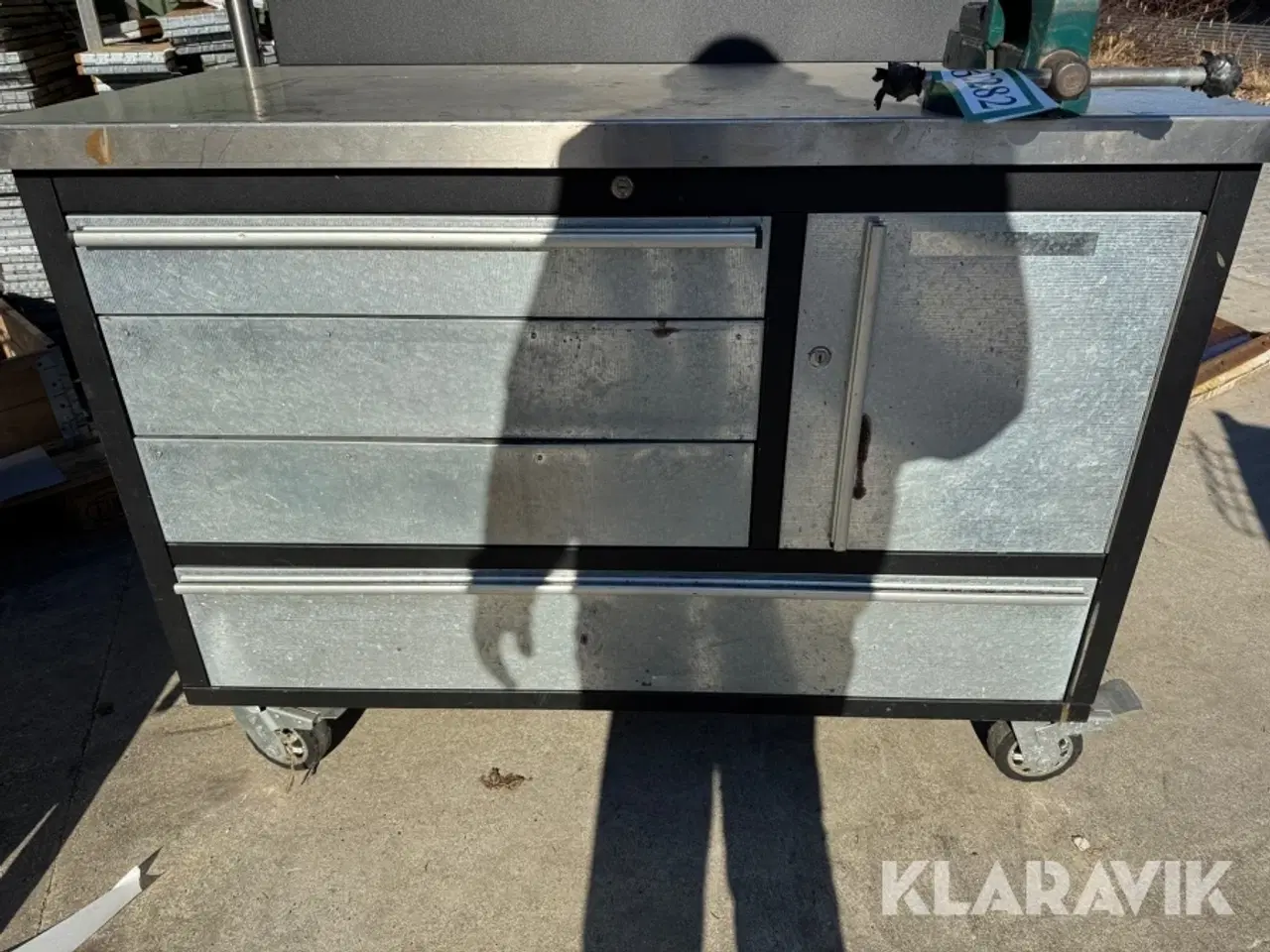 Billede 6 - Værksteds bord på hjul