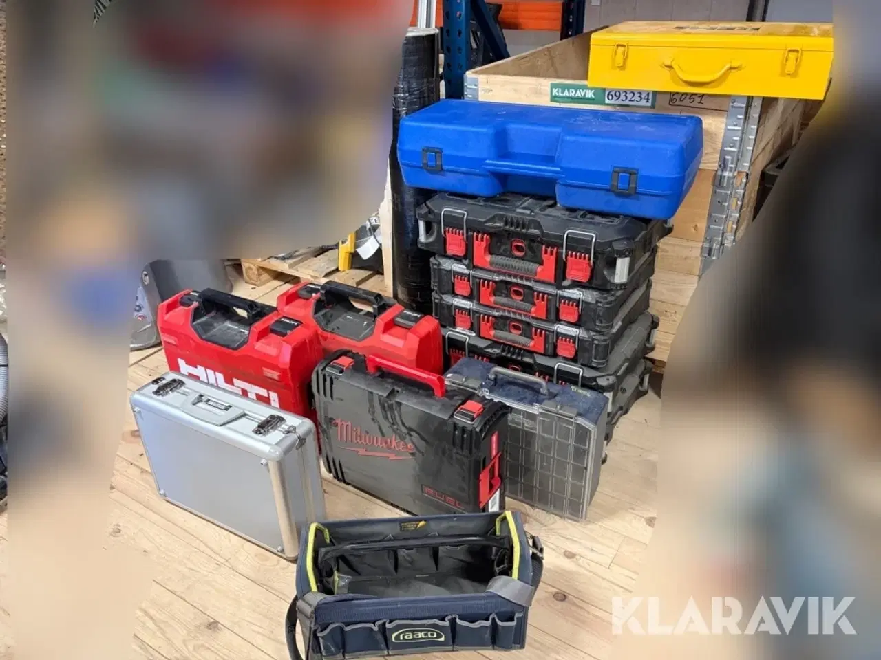 Billede 1 - Værktøjskasser assorterede - 13 kasser