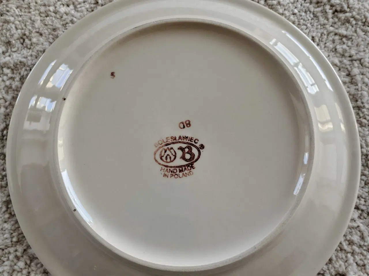 Billede 3 - Spisetallerkener, testel, håndlavet keramik 