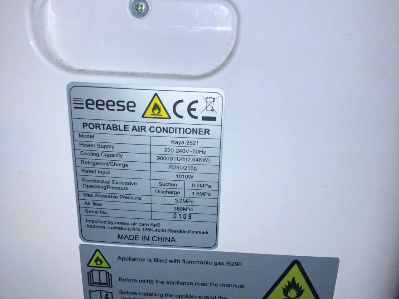 Billede 3 - Airconditioner, dehumidifier and fan function