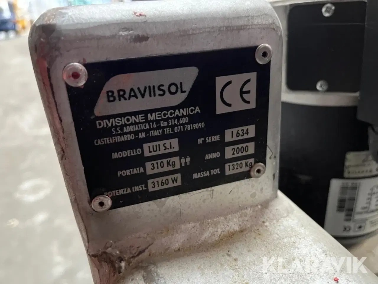 Billede 6 - Søjlelift Bravi LUI S.I 900