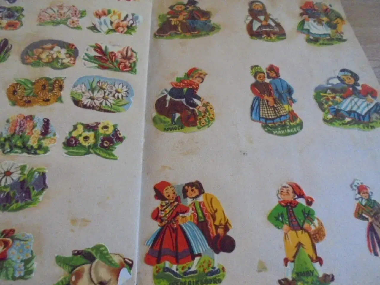 Billede 5 - Gammelt glansbilledalbum – mange billeder i  