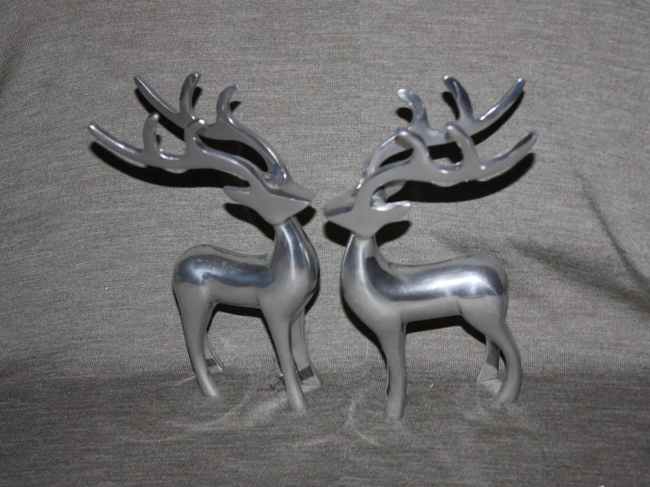 Billede 2 - Figurer til Jul i metal højde 21 cm