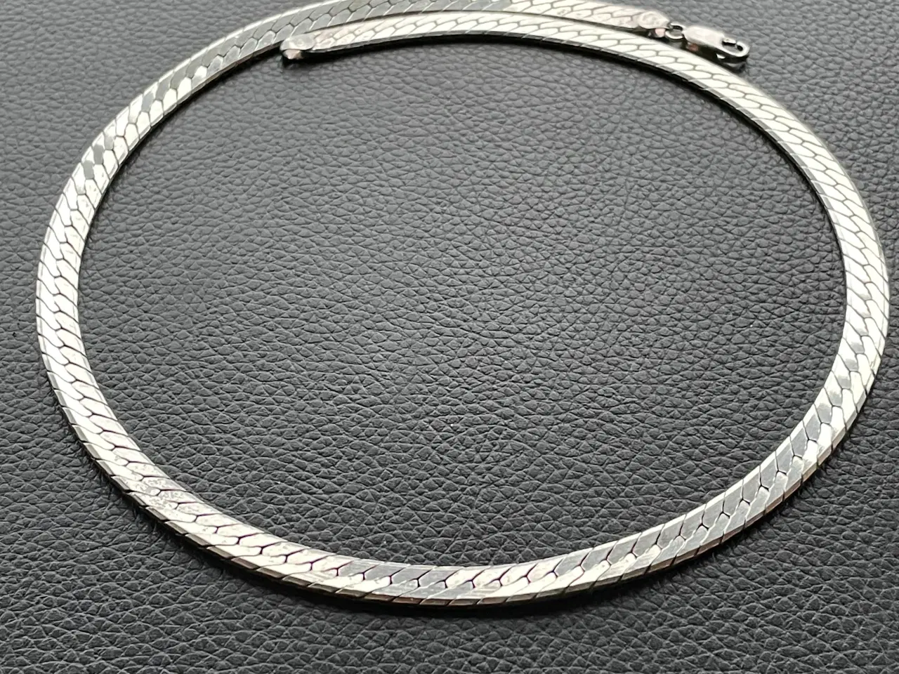 Billede 8 - Stor flot halskæde i 46 g 925 sølv 
