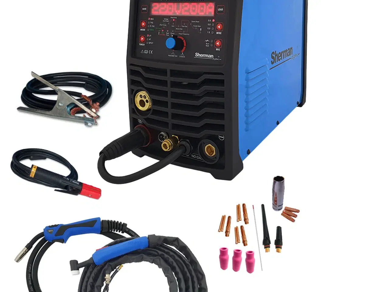 Billede 1 - Sherman DIGIMIG 200 MTM - 3 i En – MIG/TIG DC/MMA