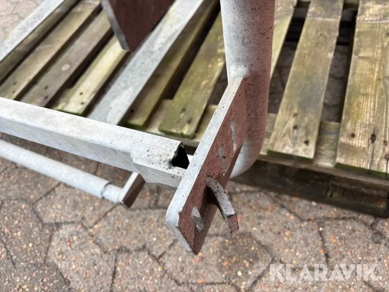 Billede 9 - Reservehjulophæng til under trailer - galvaniseret