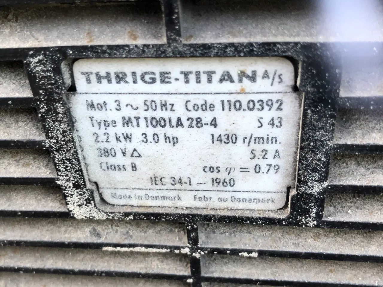 Billede 6 - Elmotor 2 HP/ 3 HP, 380 volt