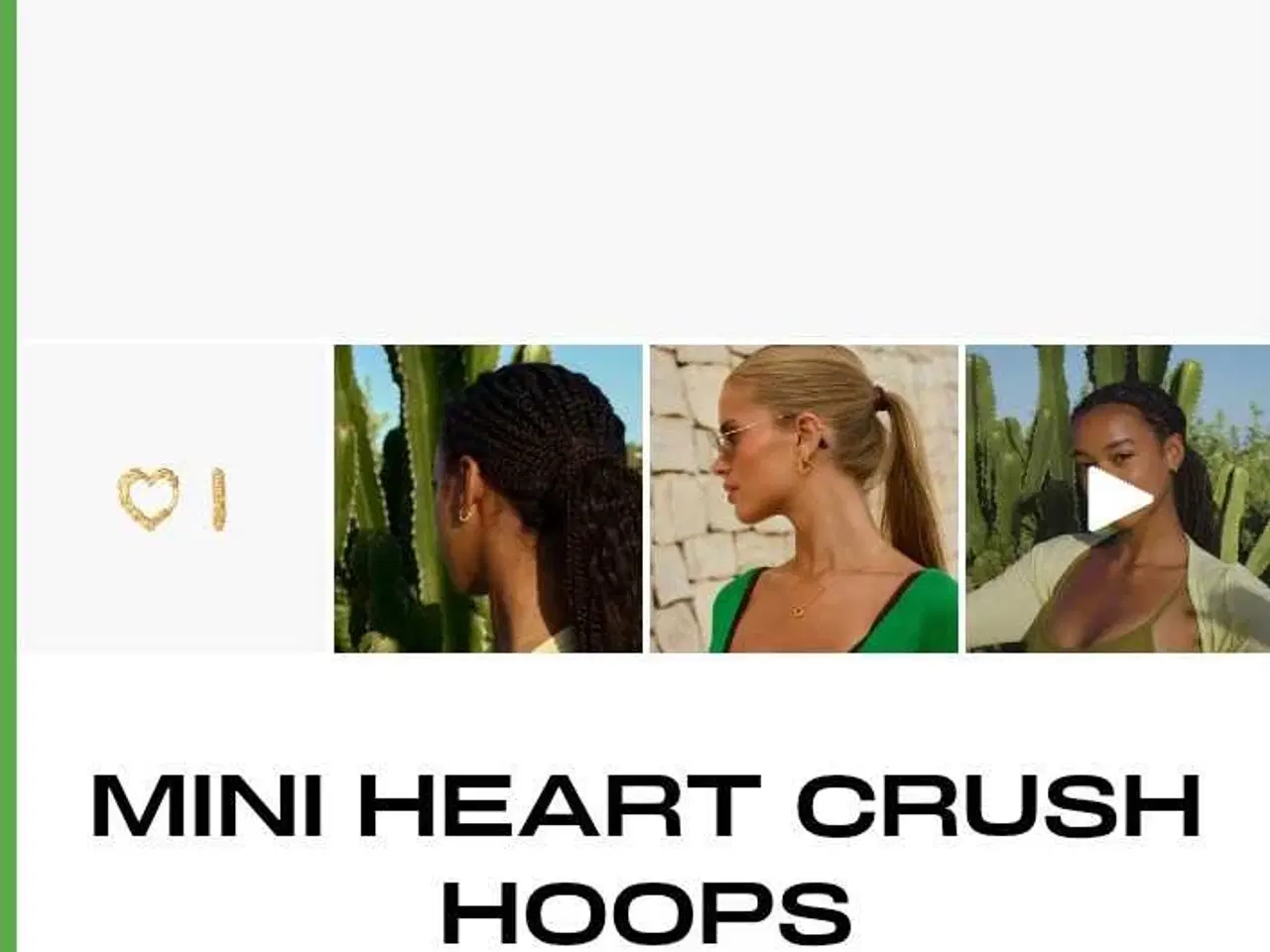 Billede 3 - Camilla Brinch Heart Crush hoops 