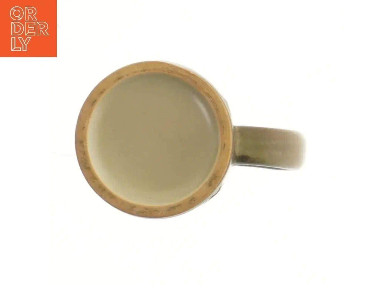 Billede 3 - Keramikkrus med håndtag fra Johgus (str. Ø 7,5 cm længde 12,5 cm)