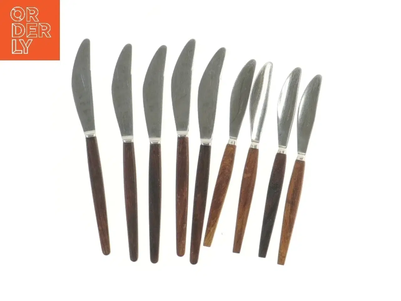 Billede 3 - Sæt med smørknive og taske (str. 9 stk 22 & 20 cm)