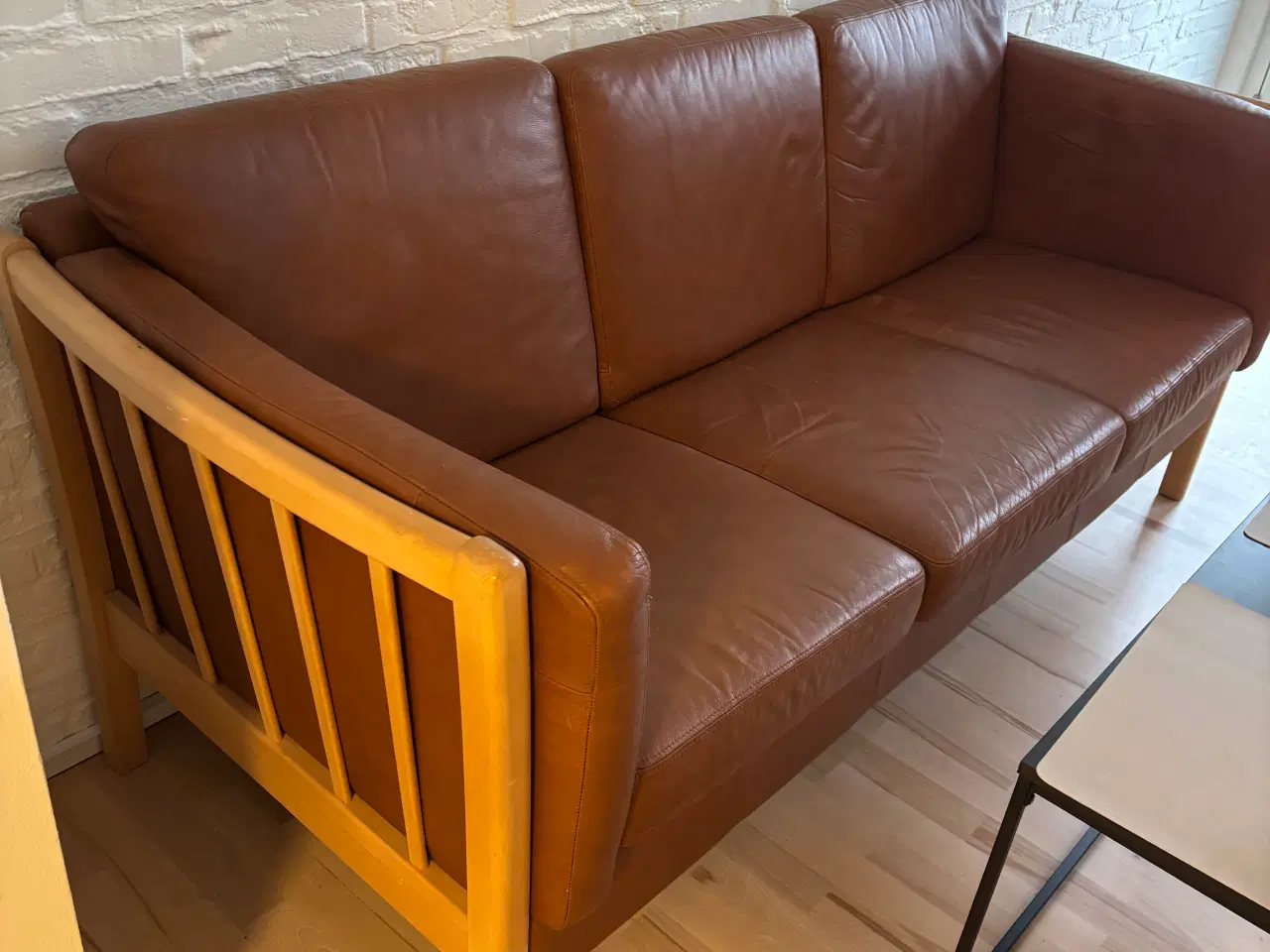 Billede 3 - Læder Sofa