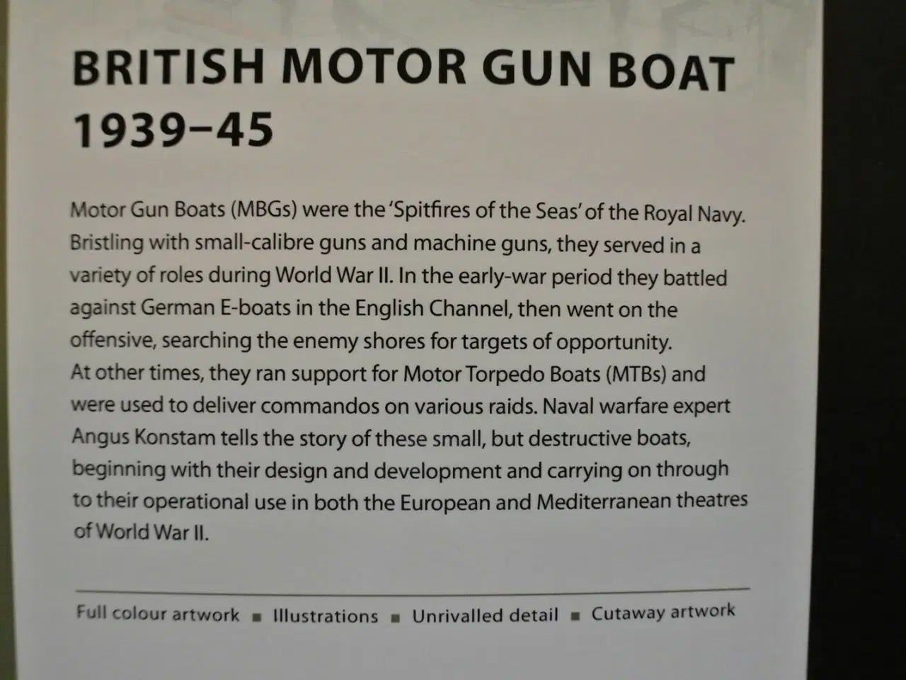 Billede 3 - british motor gun boat 1939-45, by angus konstam. 
