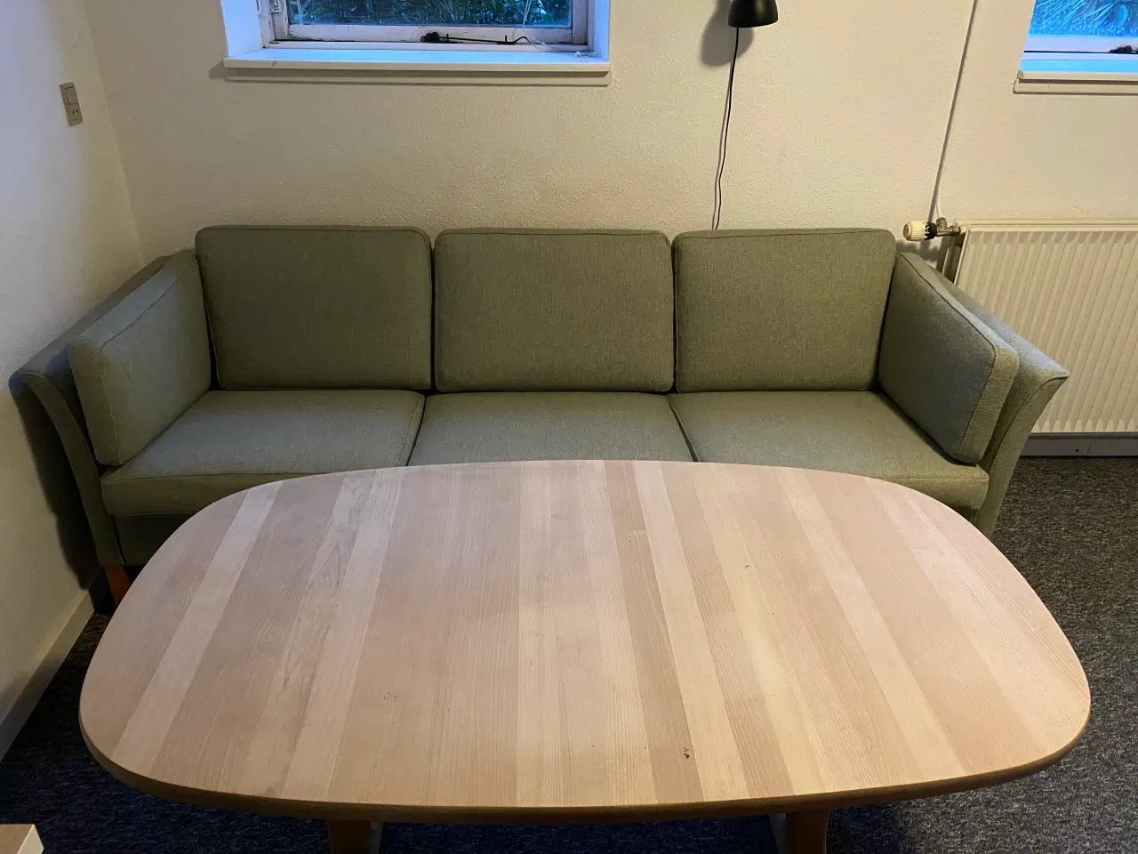 Billede 1 - 3 Pers sofa og bord