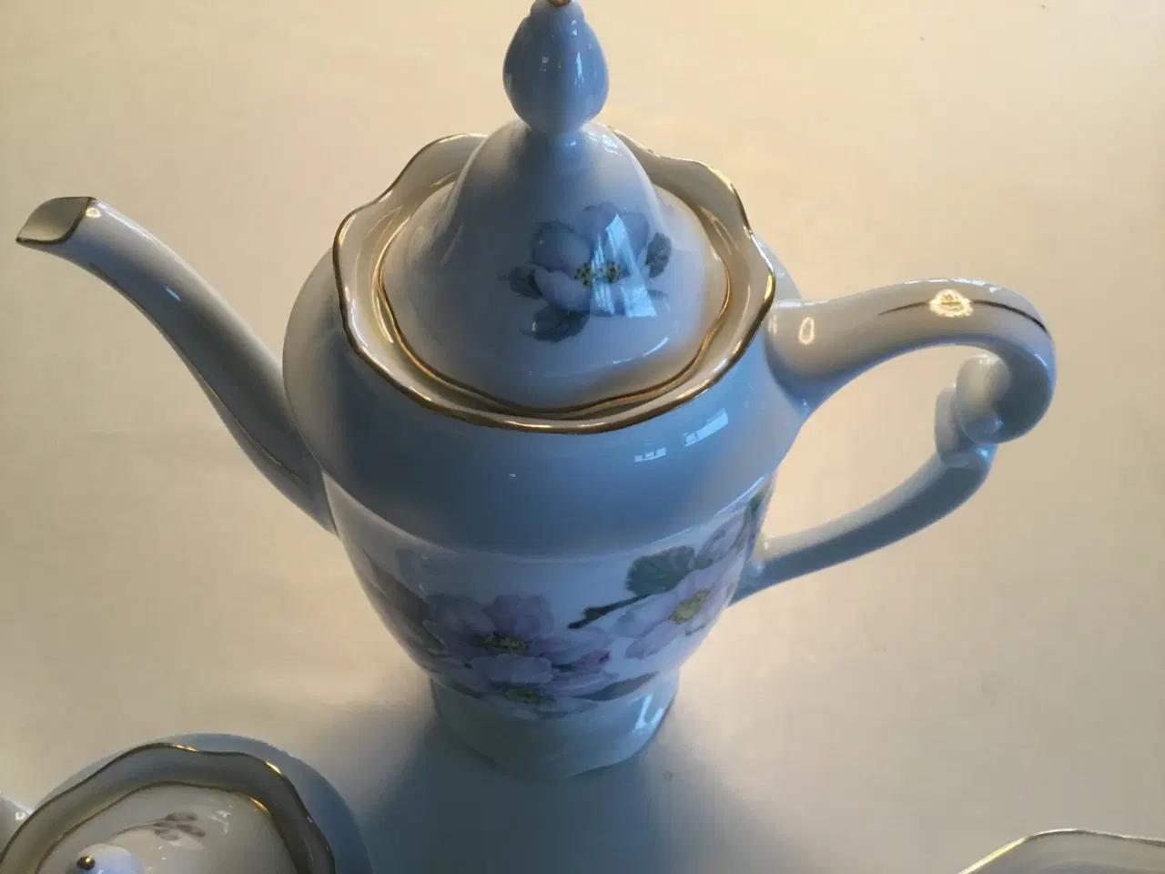 Billede 4 - Kaffestel med blomstermotiv