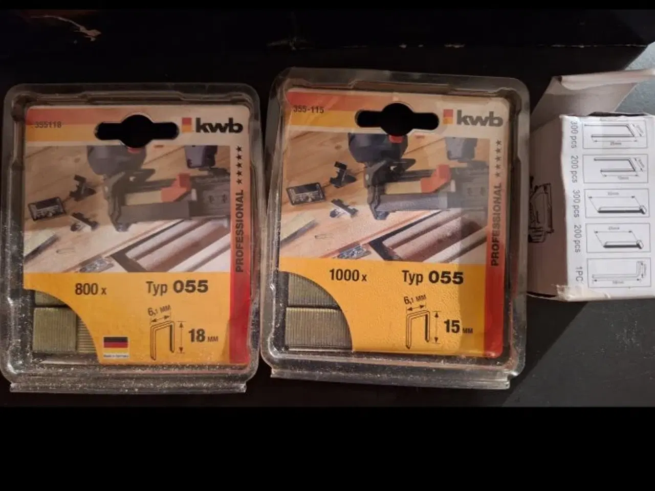 Billede 3 - el hæfteklamme og sømpistol