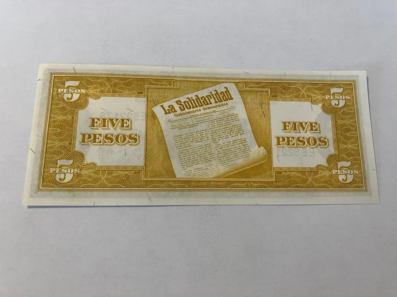 Billede 2 - Five Pesos Philippines 1949