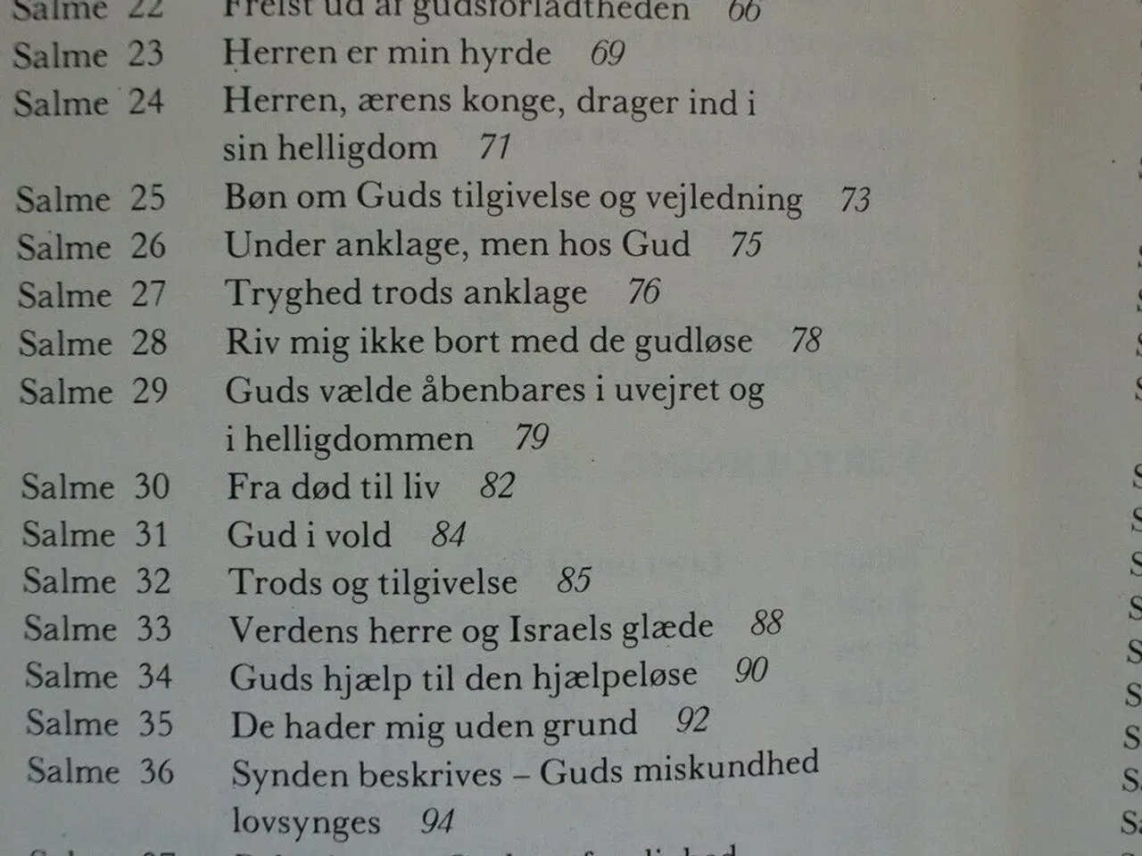 Billede 3 - salmernes bog fortolket, af svend aage nielsen