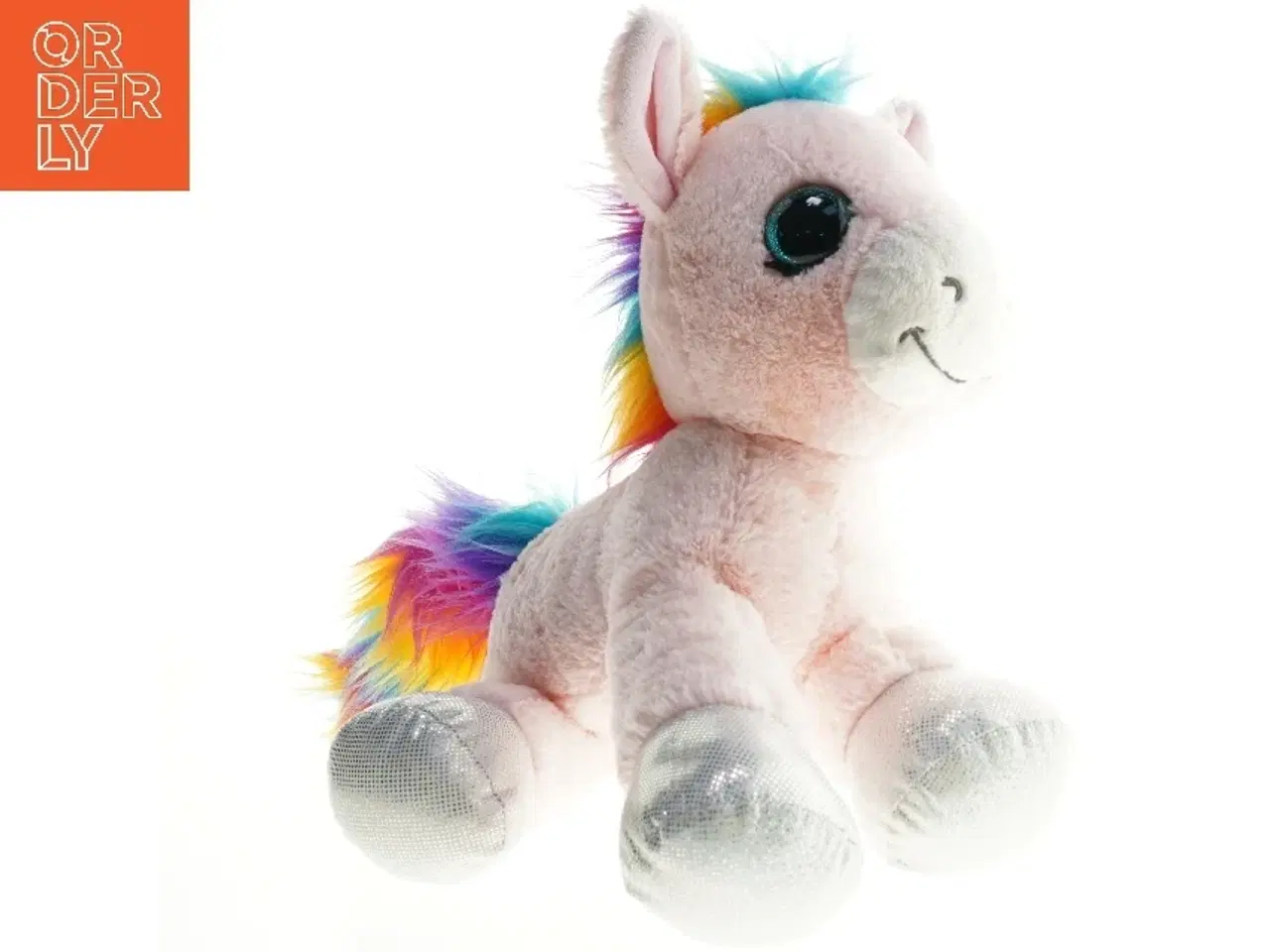 Billede 1 - Enhjørning plysdyr (str. 38 x 38 cm)