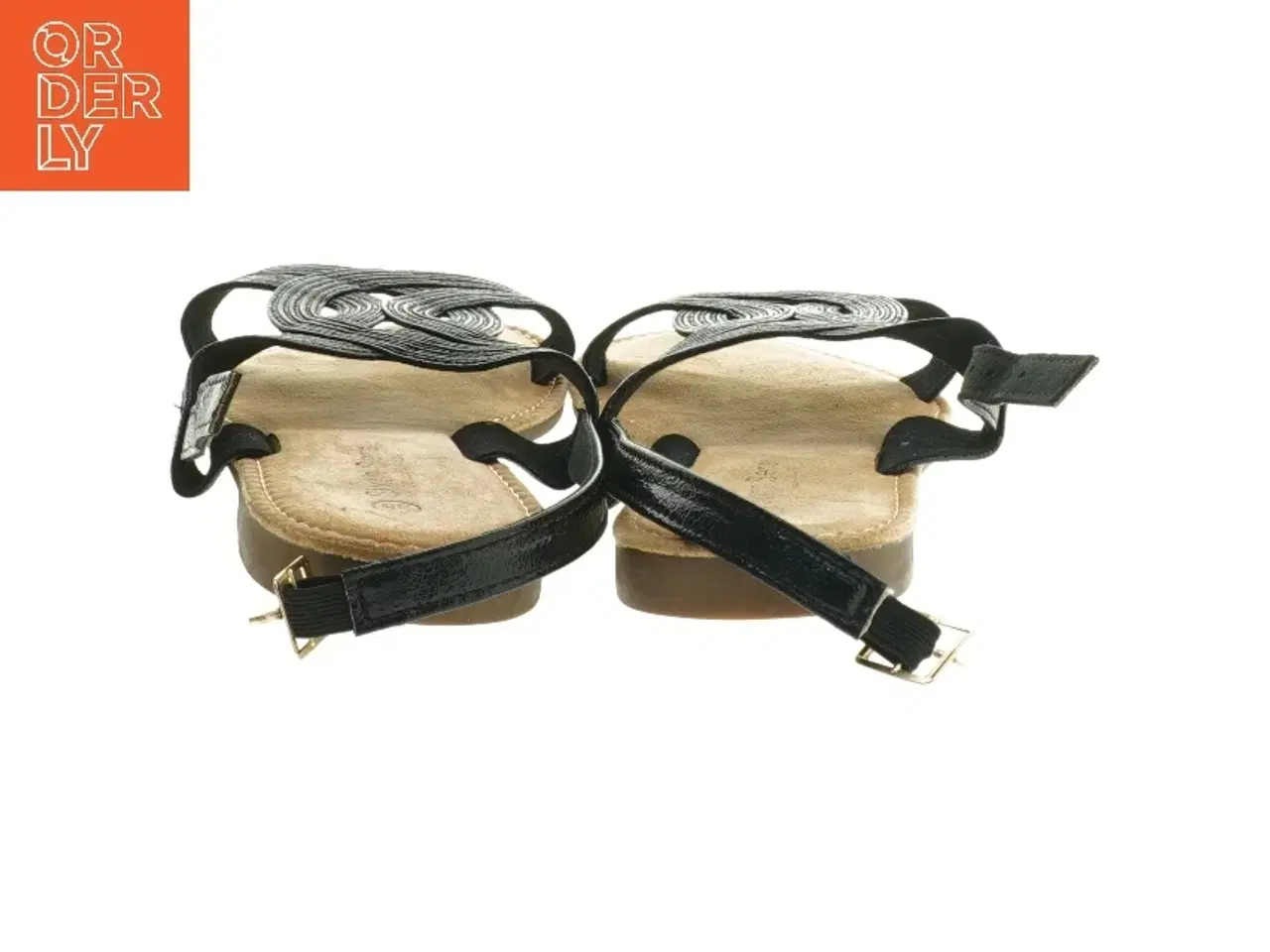 Billede 2 - Sorte sandaler str. 38 fra Sixthe Sens (str. 38 )