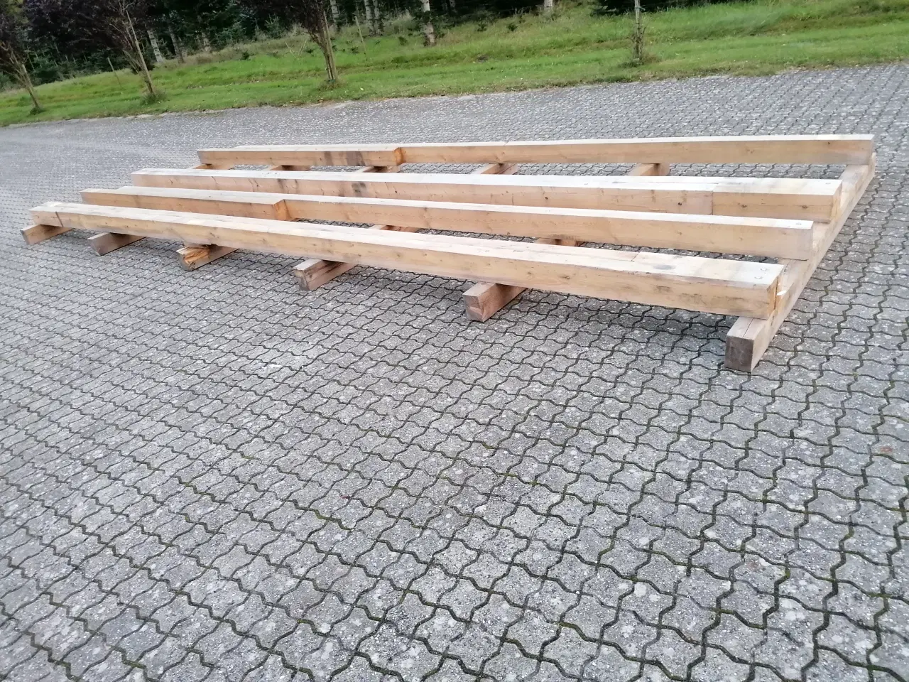 Billede 3 - Trækonstruktion Stor / Solid 2,4x6,7 M.