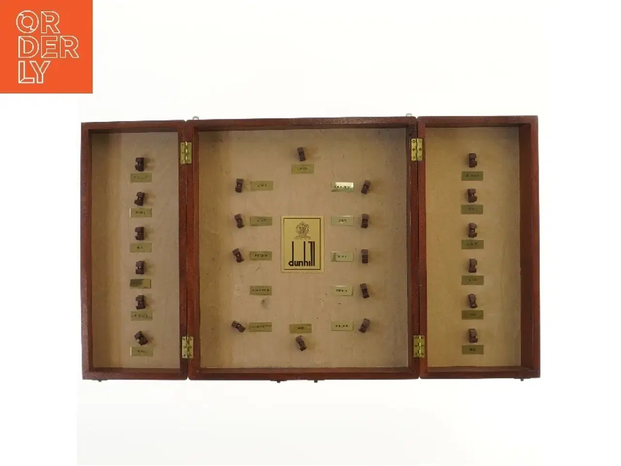 Billede 1 - Dunhill tobaksprøve træboks fra Dunhill (str. 46x40 cm)